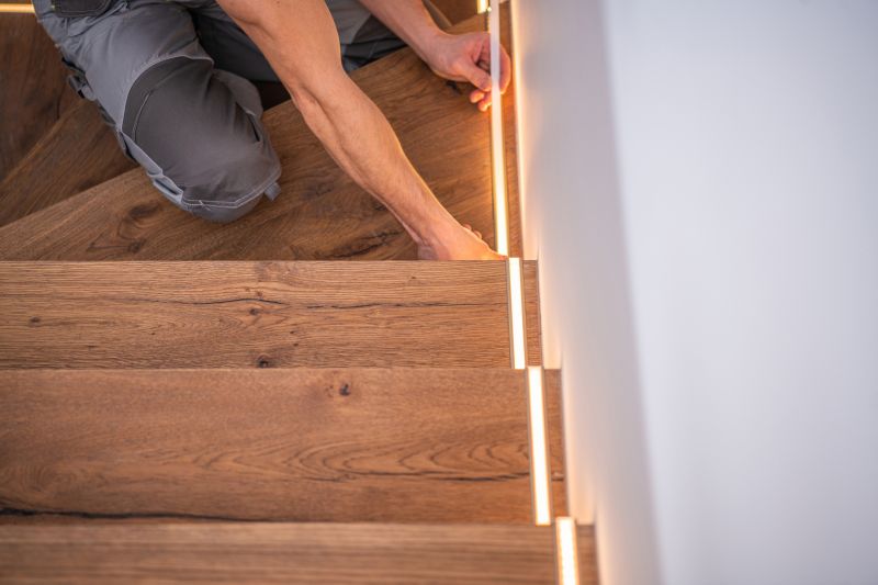 Curved Staircase Installation in Wilmington, NC