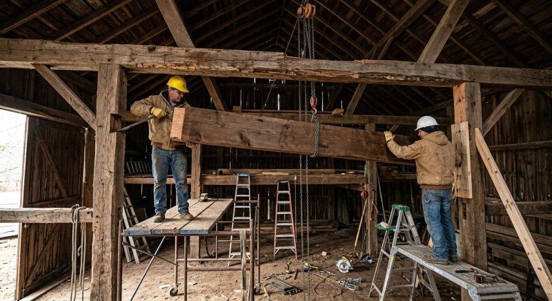 Roof Beam Replacement in Kansas City, KS