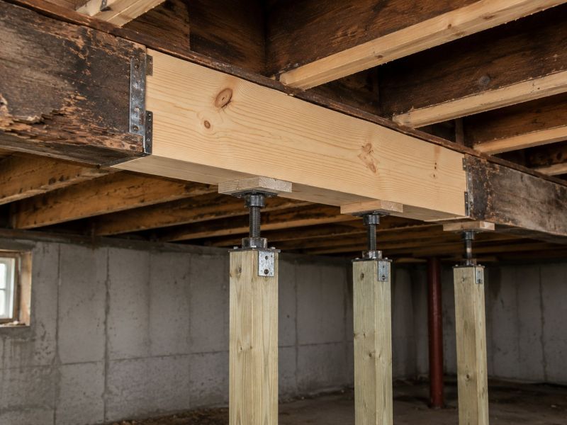 Basement Beam Repair in Kansas City, KS