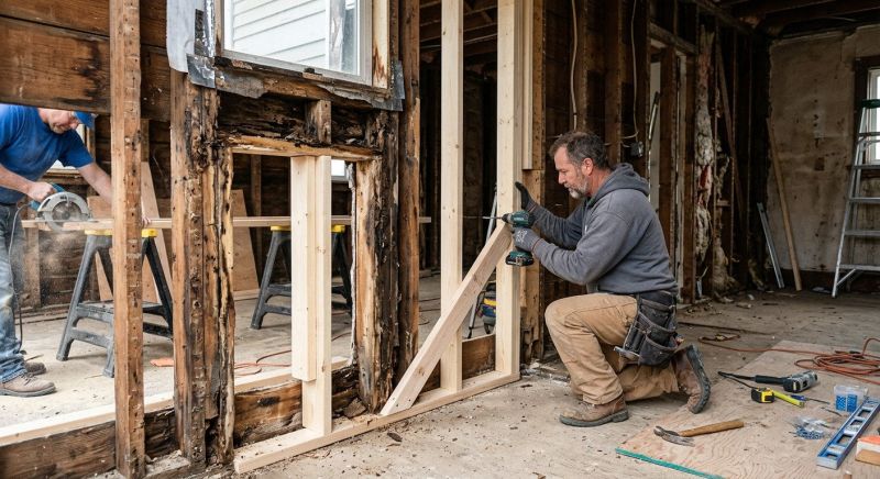 Roof Framing Repair in Wilmington, NC