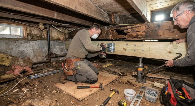 Subfloor Joist Replacement in Kansas City, KS